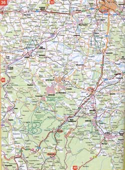 карта автомобильных дорог Львовской области