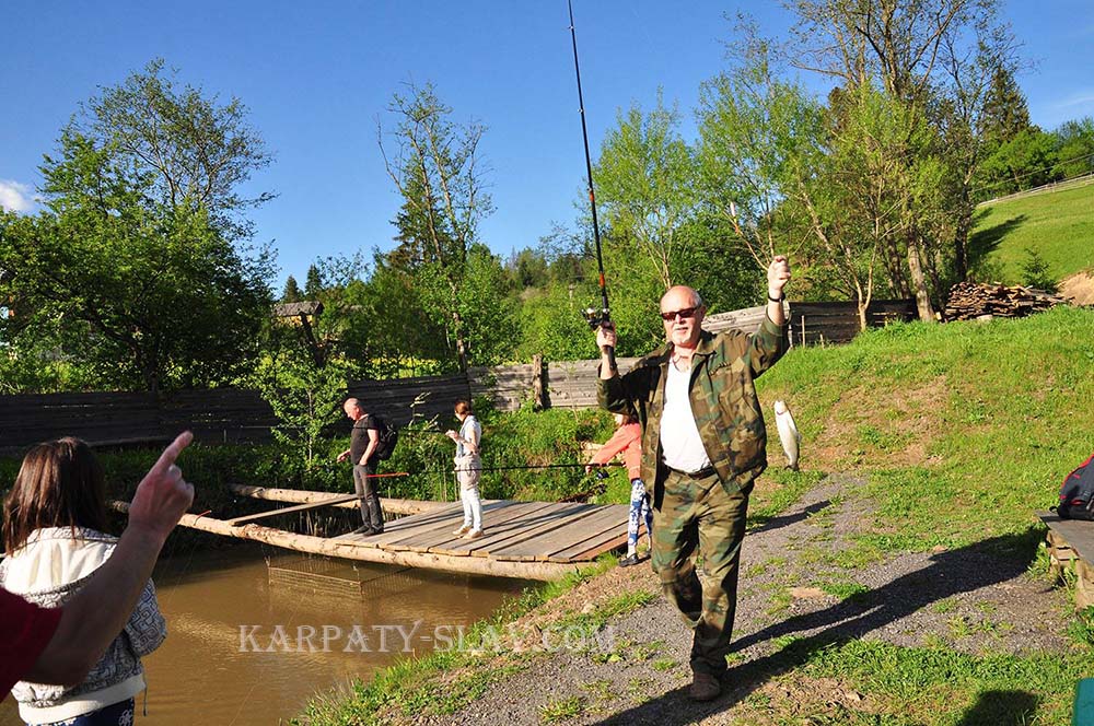 Славское летняя рыбалка